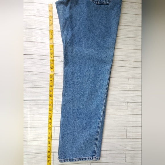 Harley Davidson Motorcycles Original Straight Leg Jeans in Indigo Denim Sz 38 - Picture 6 of 11